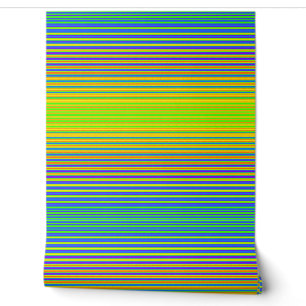 Papier Peint Bright Horizontal Grandes Vert Bleu Jaune Moderne