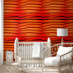 Papier peint brûlé rustique orange