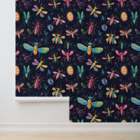 Bugs & Bees Colorée Insect Collection Motif
