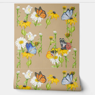 Papier Peint Butterflies on a 