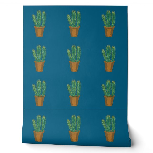 Papier peint Cactus (Déroulement)