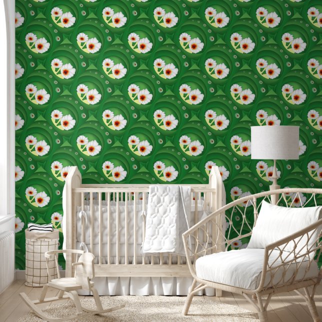 Papier Peint Cactus Abstrait (Enfants)