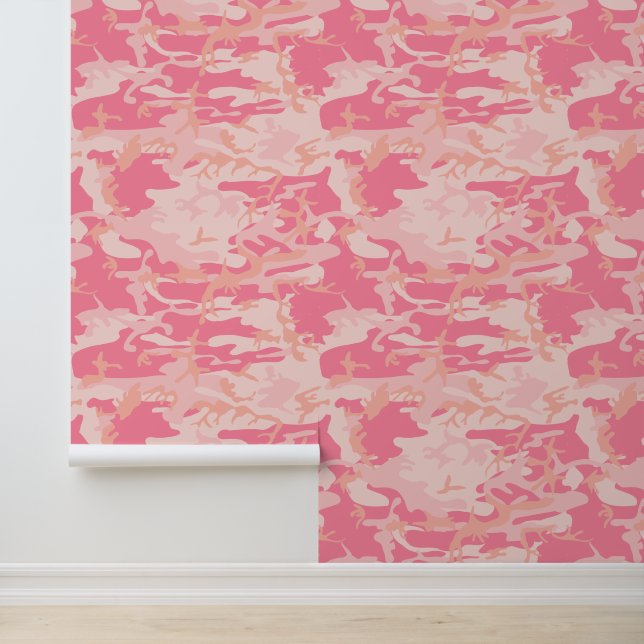 Papier Peint Camouflage rose, Armée (Application)