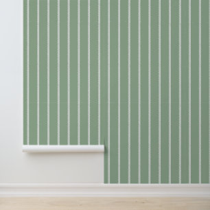 Papier Peint Carreaux/rayures/Vichy vert