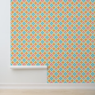 Papier Peint Carrelage Rangoli Motif Indien Art Peel Et Bâton