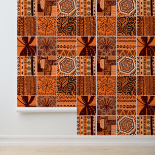 Papier Peint carrelé à thème africain