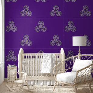 Papier Peint Celtique - Triple Spiral / Triskele 4