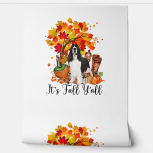 Papier Peint C'est automne Y'all Springer Spaniel Dog Halloween