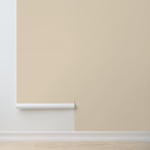 Papier Peint Champagne crème uni élégant minimaliste