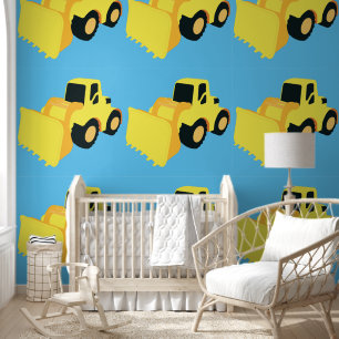 Papier Peint Chargeur frontal Construction Boys Nursery Chambre