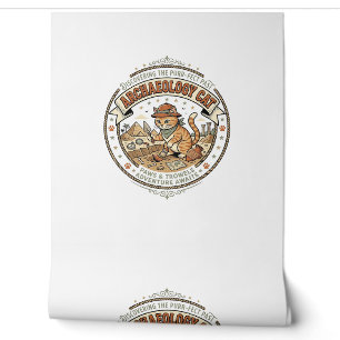 Papier Peint Chat d'archéologie Chat d'archéologie Art vectorie