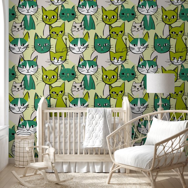 Papier Peint chats (Enfants)