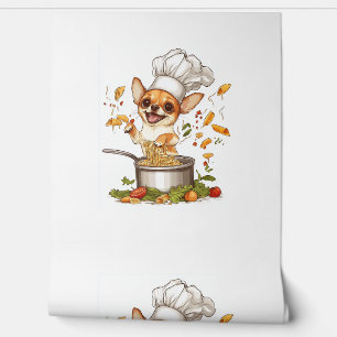 Papier Peint Chef Chihuahua - Maître de chien culinaire
