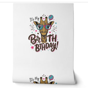 Papier Peint Chemise de fête avec gravure vintage pour annivers