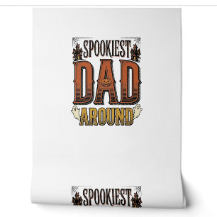 Papier Peint Chemise de papa Halloween Père effrayant Gravure v
