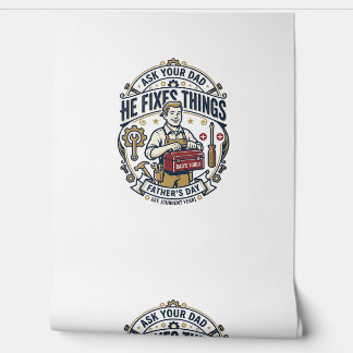 Papier Peint Chemise de réparation de papa de la fête des pères