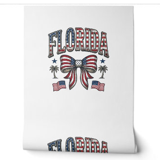 Papier Peint Chemise du 4 juillet avec nœud vintage de la Flori