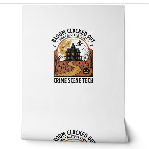 Papier Peint Chemise Technicien de Scène de Crime Drôle Hallowe