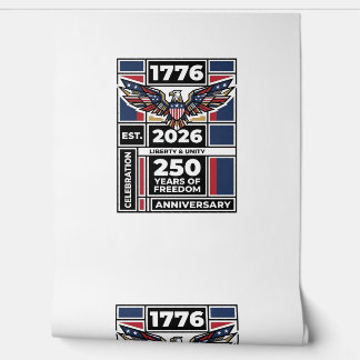 Papier Peint Chemise Vintage Eagle 1776 2026 Typographie Patrio