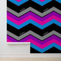Chevron rétro avec les couleurs de coupe-vent des 