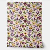Chic colorful violets flowers purple floral