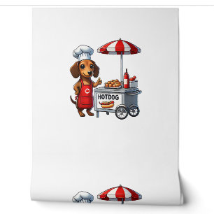 Papier Peint Chien Teckel Drôle Saucisse De Sandwich Hotdog