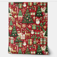 Papier peint CHRISTMAS sans faille