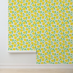 Papier Peint Citron jaune