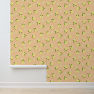 Papier Peint Citron Orange