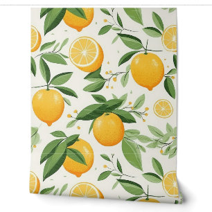 Papier Peint Citrus de citron méditerranéen
