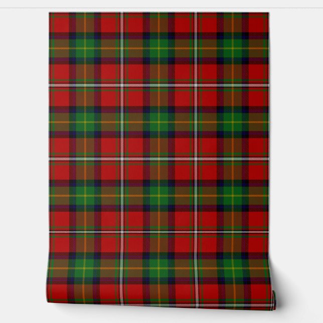Papier Peint Clan écossais de Boyd Tartan (Déroulement)