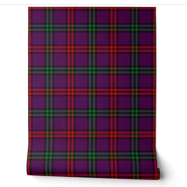 Papier Peint Clan écossais de Montgomery Tartan (Déroulement)