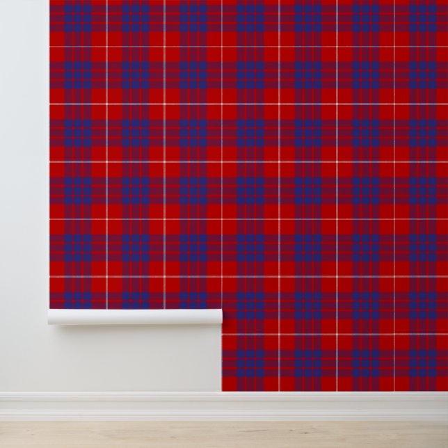 Papier Peint Clan Hamilton Red Tartan (Application)