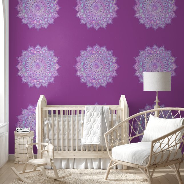 Papier Peint Classique Mandala Inde Style 4 (Enfants)