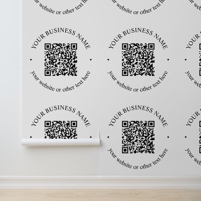 Papier Peint Code QR téléchargé Plus Texte circulaire modifiabl (Application)