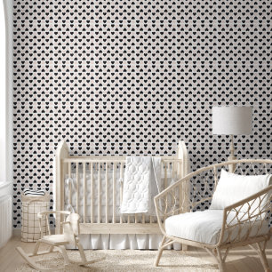 Papier Peint Coeurs d'amour rose moderne Coeurs Motif Nursery