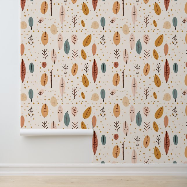 Papier Peint Collection Abstraite Retro tendance Boho (Application)