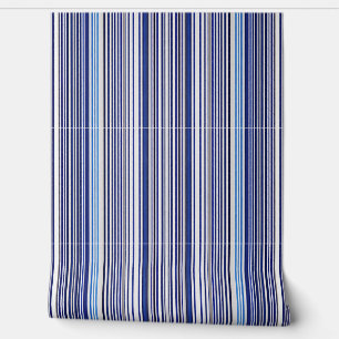 Papier Peint Collection branchée Summer Navy Blue Boat Stripes