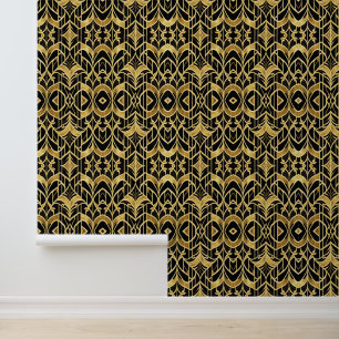 Papier Peint Collection d'or noir Art déco populaire