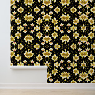 Papier Peint Collection d'or noir tendance Art déco