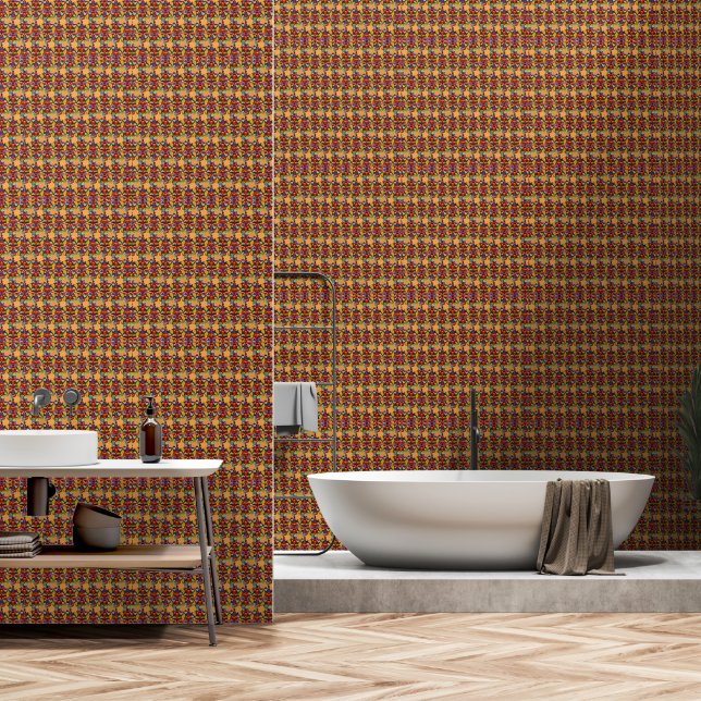 Papier Peint coloré (Salle de bain)