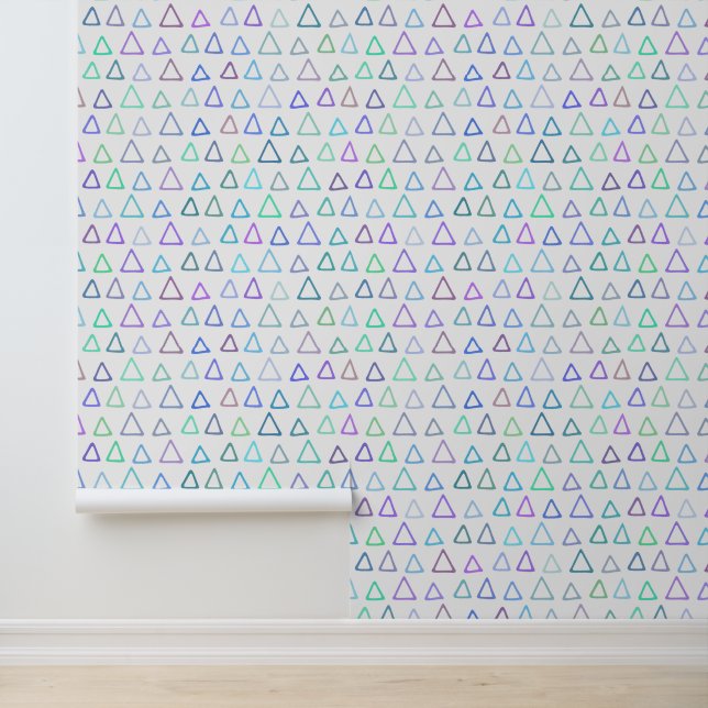 Papier Peint Colorful Triangles (Application)