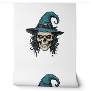 Papier Peint Conception de chemise vectorielle Halloween Crâne 