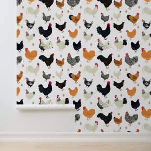 Papier Peint Conception de nombreux poulets