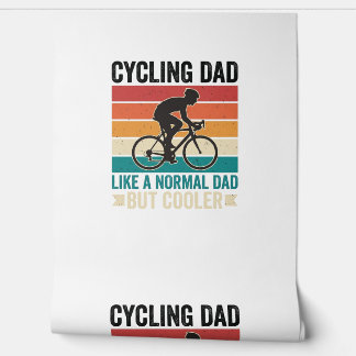Papier Peint Conception de T-shirt de papa cycliste vintage pou