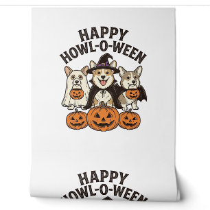 Papier Peint Conception de vecteur de chien de Halloween de Cor