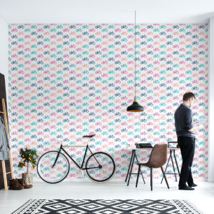 Papier Peint Conception de vélos colorés