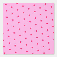Conception Motif Pink Polka Dot Hexagon