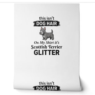 Papier Peint Conception Scottish Terrier Pailleté Amateur de Ch
