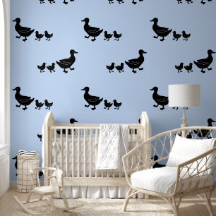 Papier Peint Conception Silhouette Canards